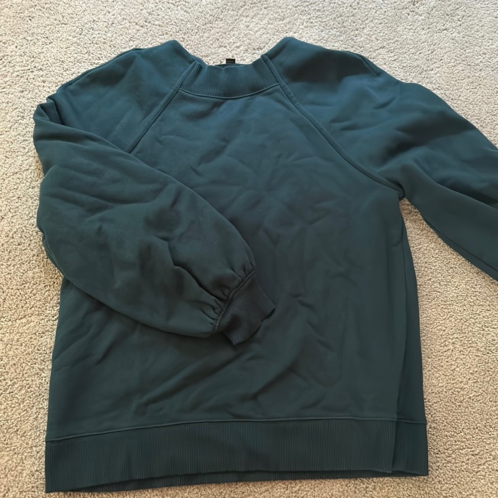 Banana Republic Fleece Mock-Neck Sweatshirt